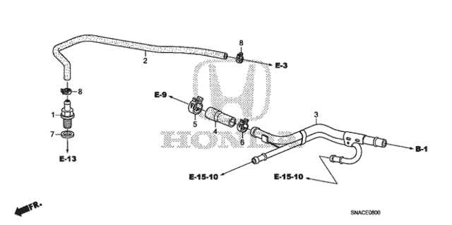 PCV Tube (1.8L) for 2010 Honda Civic #0