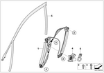 51337202480 - : Electronic.Window Lifter Front Right for BMW Image