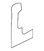 51218255233 - Body: Handle, Outside Gasket for BMW: 323Ci, 323i, 328Ci, 328i Image