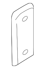 41518173321 - Body: Lower Hinge Spacer for BMW: 318i, 318is, 318ti, 323Ci, 323i, 323is, 325Ci, 325i, 325is, 325xi, 328Ci, 328i, 330Ci, 330i, 330xi, 525i, 528i, 530i, 540i, 740i, 740iL, 750iL, M3, M5, Z3 Image