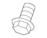 994590612 - Body: Mount Bracket Screw for Mazda: 2, 3, 5, 6, CX-3, CX-30, CX-5, CX-50, CX-7, CX-70, CX-9, CX-90, MX-30 EV, MX-5 Miata, RX-8 Image