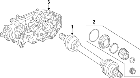Axle Shafts & Joints for 2021 Mercedes-Benz C63 AMG #5