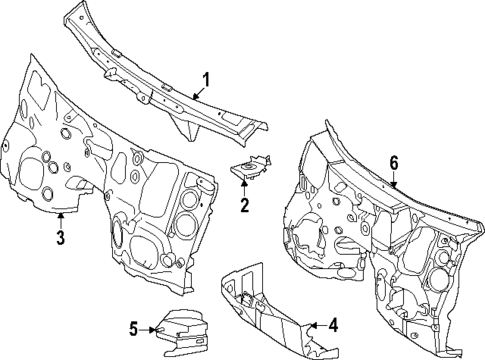 Cowl for 2025 Mercedes-Benz E450 #1