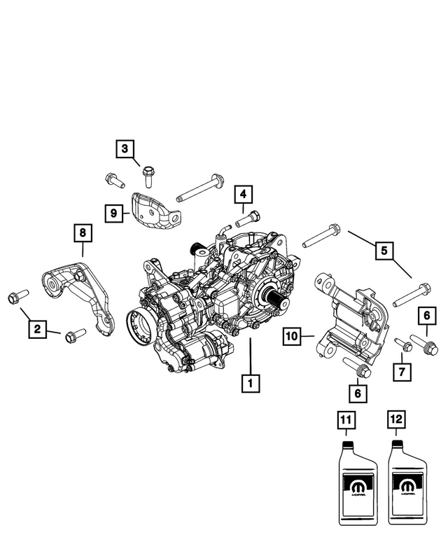 68448038AC - : Rear Axle Differential for Mopar Image