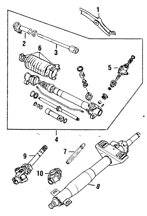 Steering Gear & Linkage for 1986 Jaguar XJS #0