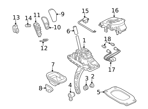 Center Console for 2009 Pontiac G8 #1