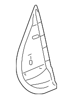 15870442 - Body: Mirror Assembly Gasket for Chevrolet: Silverado 1500, Silverado 1500 Classic, Silverado 1500 HD, Silverado 1500 HD Classic, Silverado 2500 HD, Silverado 2500 HD Classic, Silverado 3500, Silverado 3500 Classic, Silverado 3500 HD | GMC: Sierra 1500, Sierra 1500 Classic, Sierra 1500 HD, Sierra 1500 HD Classic, Sierra 2500 HD, Sierra 2500 HD Classic, Sierra 3500, Sierra 3500 Classic, Sierra 3500 HD Image