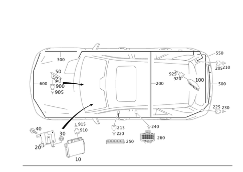 Parktronic System (Pts) for 2010 Mercedes-Benz ML550 #0