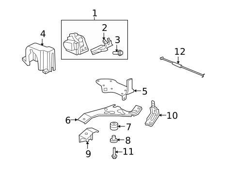 Fuel System Components for 2008 Honda Element #1