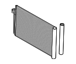 64509109723 - HVAC: Condenser for BMW: 530i, 535d, 535d xDrive, 535i, 535i GT, 535i GT xDrive, 535i xDrive, 540i, 550i, 550i xDrive, 640i, 640i Gran Coupe, 640i xDrive, 640i xDrive Gran Coupe, 640i xDrive Gran Turismo, 740i, 740Ld xDrive, 740Li, 740Li xDrive, ActiveHybrid 5, ActiveHybrid 7 Image