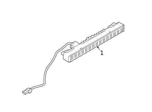 High Mounted Stop Lamp for 2020 INFINITI Q50 #0