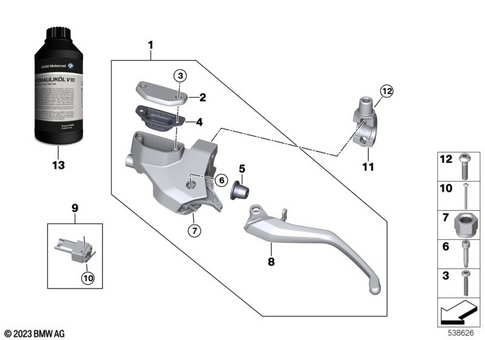 Control Assembly for 2025 BMW-Motorrad R 1300 RT #0