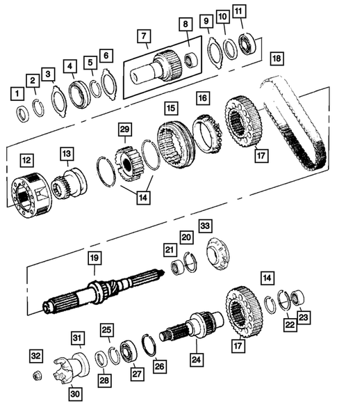 Gear Train for 2004 Dodge Ram 2500 #0