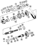 5103488AA - Transfer Case Model 271 [DH1]: Input Gear Bearing for Mopar Image