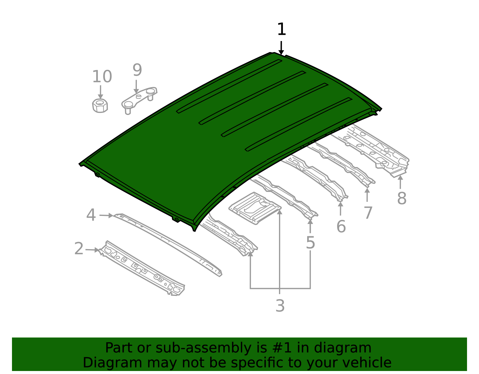 TDY4-70-600 - Roof Panel | Mazda Parts Factor