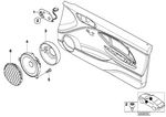 65138374697 - : Tweeter/Mid-Range Loudspeaker Hifi for BMW Image