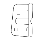 6CE27HL1AB - : Latch Bezel for Jeep: Cherokee Image