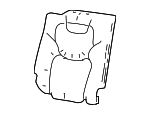 68290652AF - Body: Seat Back Pad for Jeep: Cherokee Image
