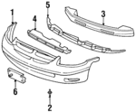 5013484AA - : Bumper Cover for Dodge: Caravan, Grand Caravan Image
