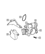 6101451 - Fuel: Hex Head Bolt And Washer for Mopar Image