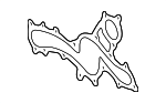 162710P010 - Cooling System: Water Pump Gasket for Toyota: Avalon, Camry, Highlander, RAV4, Sienna, Venza Image
