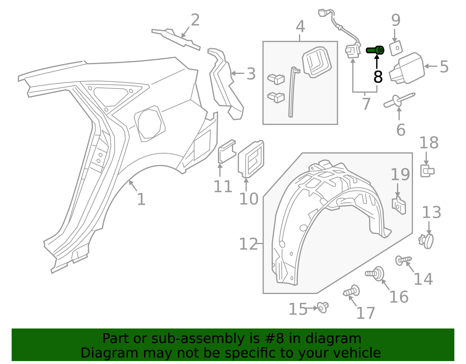 2009-2021 Honda Fuel Filler Door Pin 74486-TF0-013 | OEM Parts Online