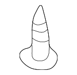 9015450005 - Electrical: High Mount Lamp Screw for Toyota: Prius Image