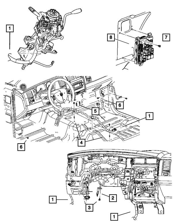56049422AI - Electrical: Instrument Panel Wiring for Mopar Image image