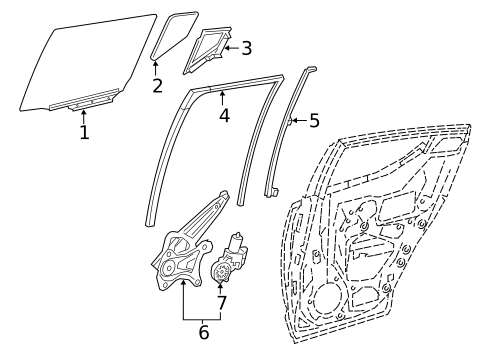 Rear Door for 2021 Toyota C-HR #0