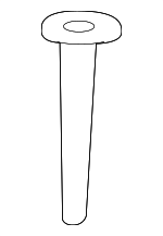 10399292 - Body: Headrest Guide for Chevrolet: Colorado | GMC: Canyon | Hummer: H3, H3T Image