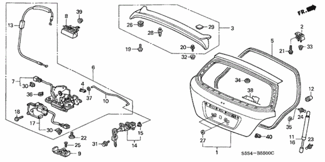 Tailgate for 2005 Honda Civic #0