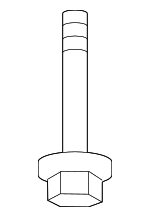 88972911 - Suspension: Suspension Cross-member Rear Bolt for Pontiac: Vibe Image