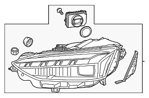 8W6941085F - : Composite Headlamp for Audi: RS5, RS5 Sportback, S5, S5 Sportback Image
