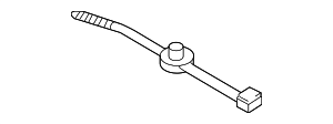 WHT008084 - Electrical: Drain Hose Tie for Audi Image