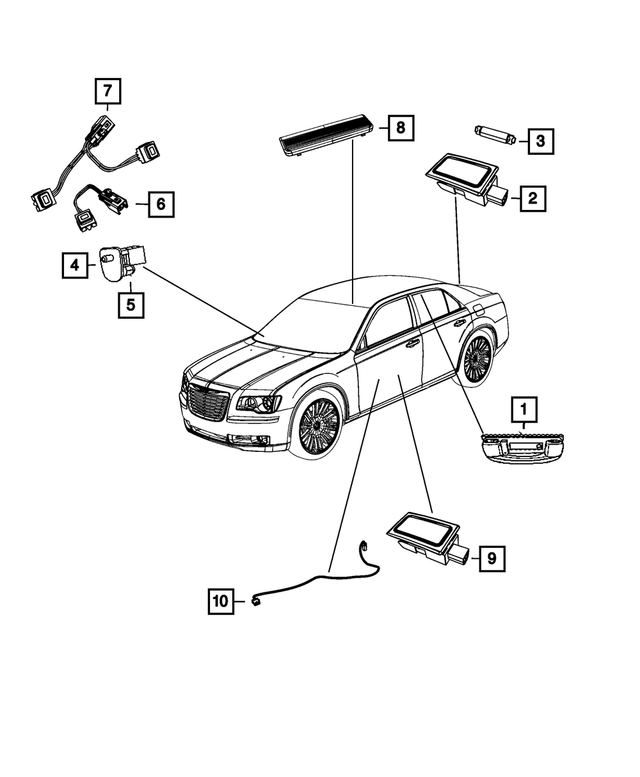5108294AA - Electrical: Courtesy Lamp for Mopar Image