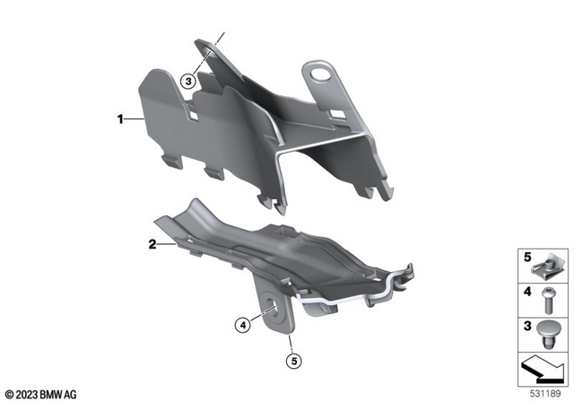 61118104305 - General Electrical System: Cable Routing -  for BMW-Motorrad Image