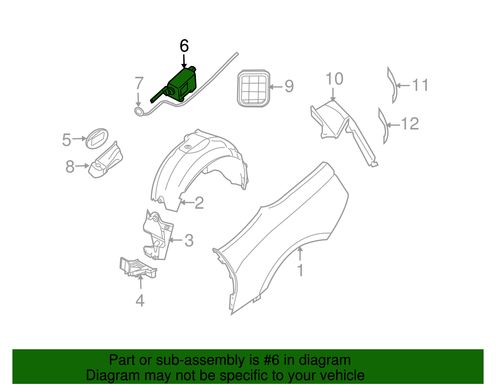 Lock Actuator - BMW (67116987628)