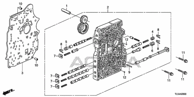 AT Main Valve Body for 2014 Acura TSX #0