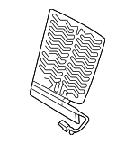89370N9000 - Body: Seat Back Heater for Hyundai: Tucson Image