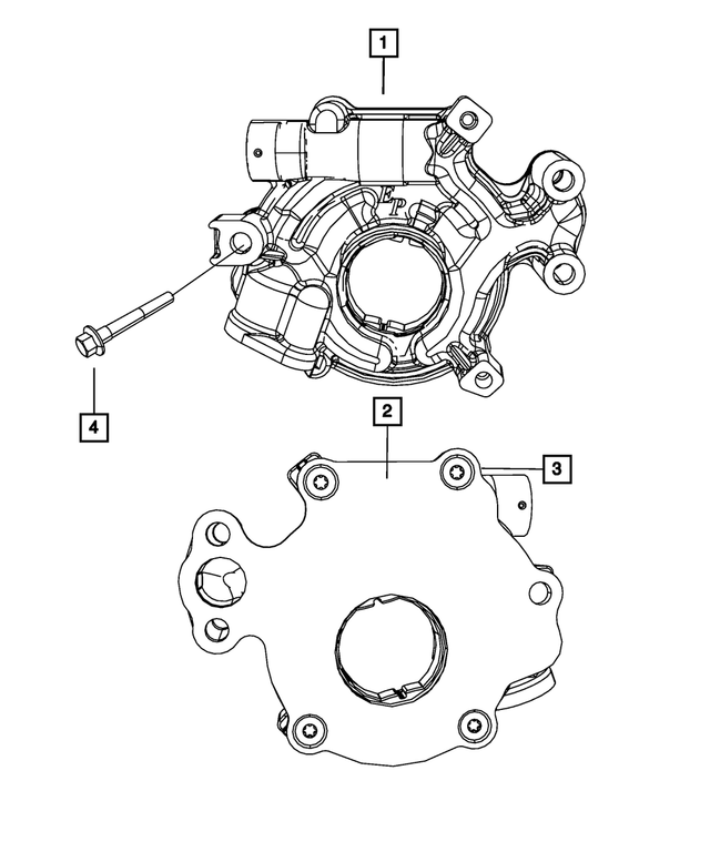6100932 - 4.7L Gas; Engine: Hex Flange Head Bolt, Mounting for Mopar Image