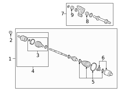 Drive Axles for 2012 Honda Civic #1