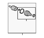 44014TR0A91 - : Outer Cv Joint for Honda: Civic Image