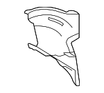 312203X000 - Fuel System: Shield for Hyundai: Elantra, Elantra GT Image