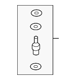313803M500 - Fuel System: Pressure Reg for Hyundai: Accent, Azera, Elantra, Elantra Coupe, Elantra GT, Genesis, Veloster Image