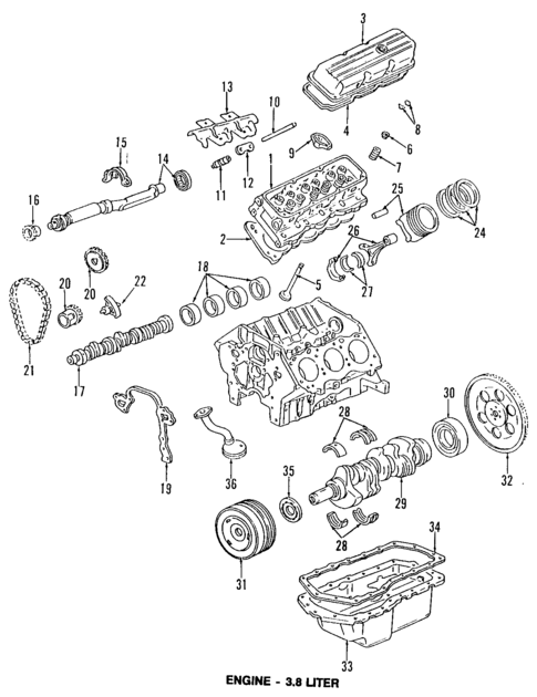Engine for 1998 Buick Riviera #0