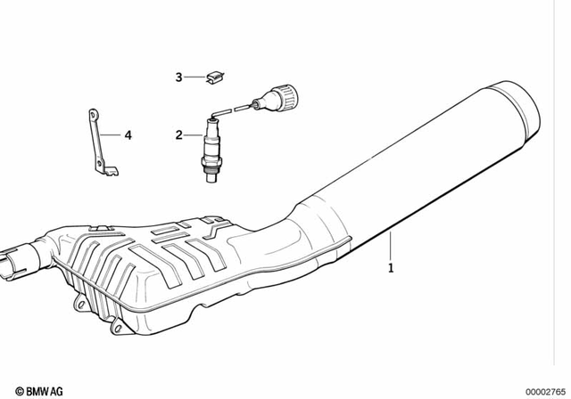 11781464492 - Exhaust System: Oxygen Sensor -  for BMW-Motorrad Image