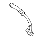 11537883931 - Cooling System: Inlet Pipe for BMW: M5, M8, M8 Gran Coupe, X5, X6 Image