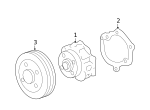 12709178 - Cooling System: Engine Water Pump for GM Image