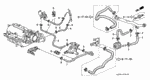 19521P13000 - Engine: HOSE A, OIL COOLER for Honda Image