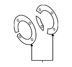 992612161 - Body: Booster Assembly Gasket for Porsche Image